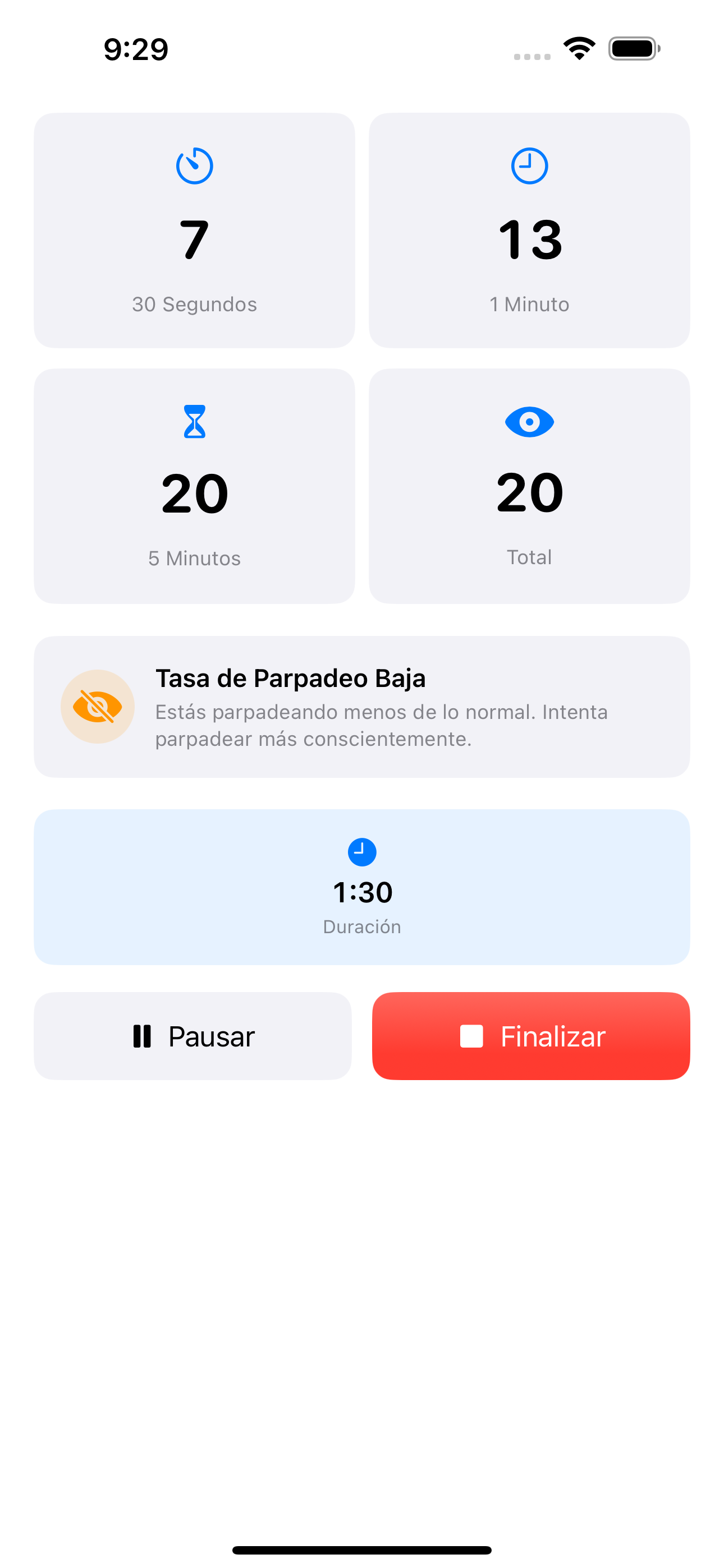 Seguimiento de sesión activa
